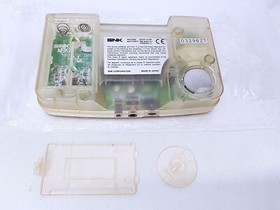 Neogeo Pocket Color Crystal White Boxed Console SNK CIB w/Button battery Tested