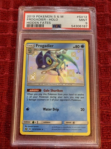 Frogadier graded PSA 9 for sale on eBay