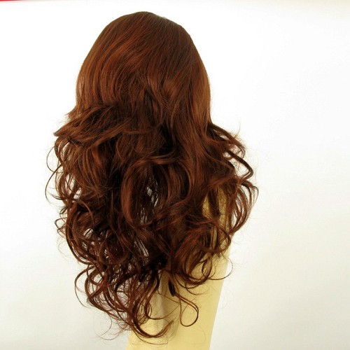 length wig for women curly dark brown copper intense ref: PRISCA 322 PERUK - Picture 5 of 8