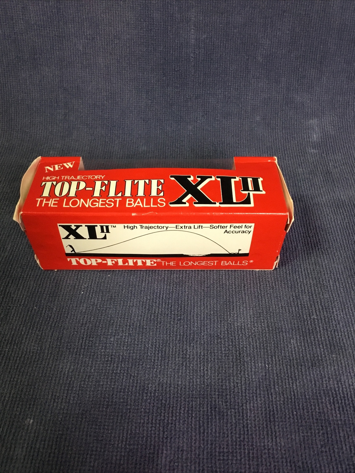 SPALDING Top-Flite XL II High Trajectory 3 Golf Balls New Old Stock RARE PINK