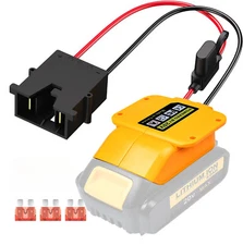 For Power Wheel Adapter for Dewalt 20V 12AWG 40A Wire Fuse Connector For RC Car