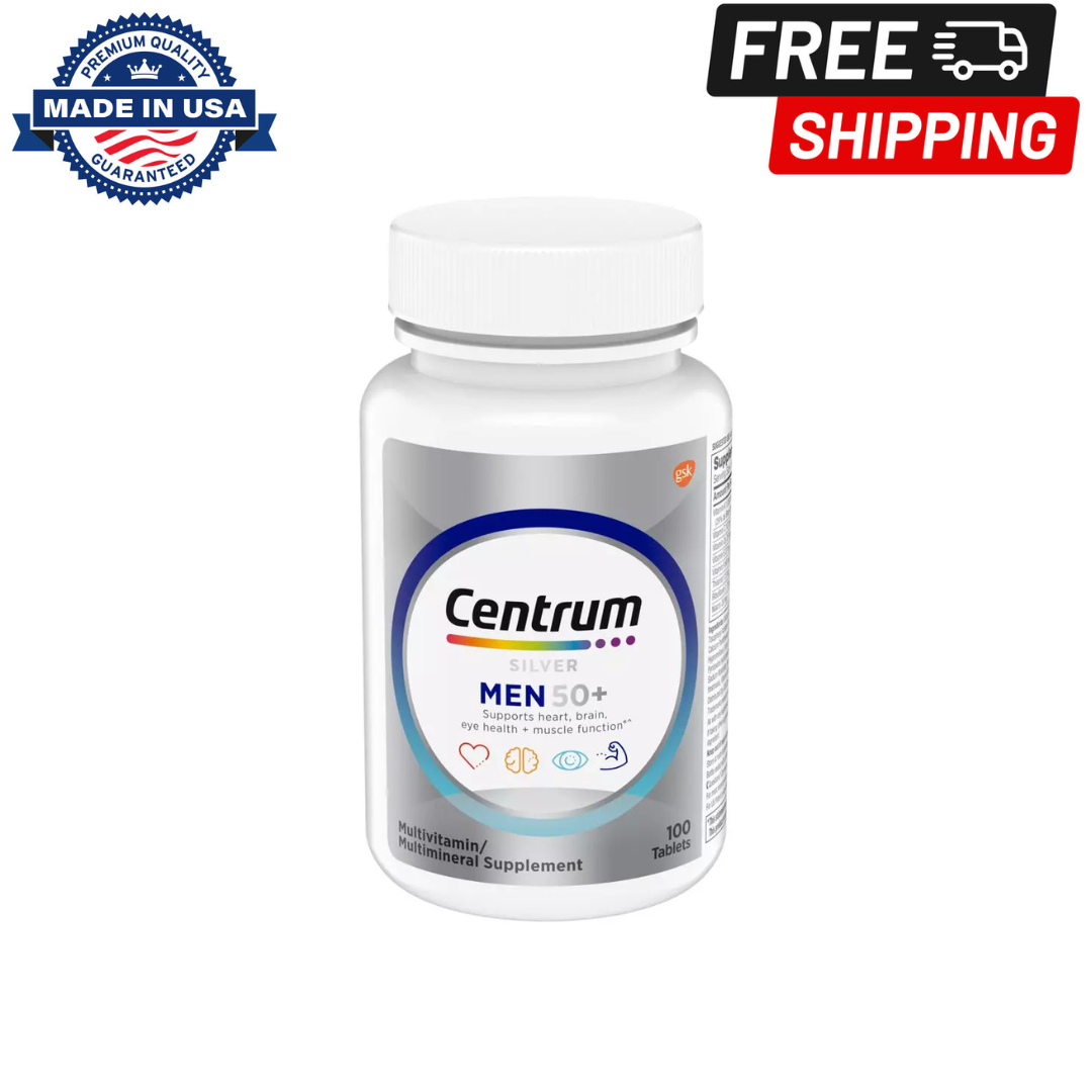 Centrum Silver Multivitamins for Men Over 50 – Multimineral Supplement with Vita