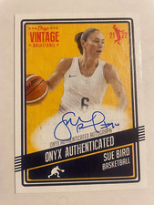 2021-22 Onyx Vintage Sue Bird Autographs Blue Ink #VASU Storm SP Hot!!!