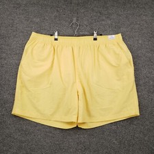 NEW Caribbean Swim Shorts Mens 2X Big Yellow Swimwear Trunks Bathing Suit Beach