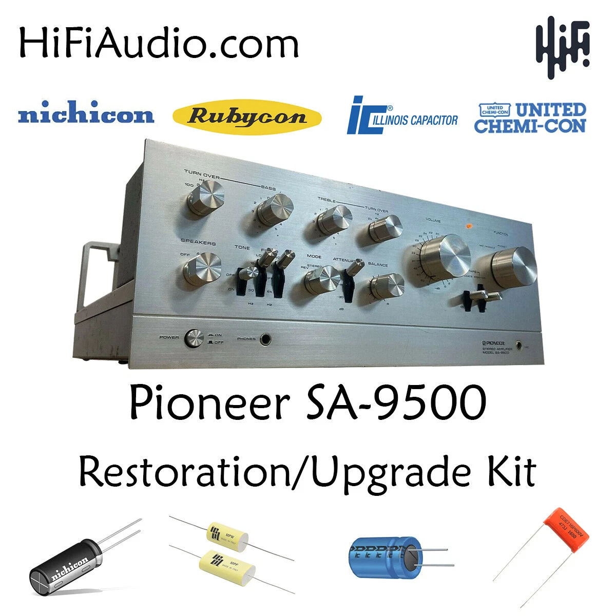 Ampli Stereo Vintage Pioneer SA-9500 - Occasion Fonctionnel