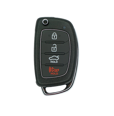 Hyundai Key Fob Case NEW OEM Hyundai Tucson Flip Key Keyless Remote Fob - TQ8-RKE-4F25 95430-D3010 KIA Key Fob Replacement - Foto 4