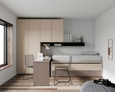 Jugendzimmer Infinity Modern In 20 Farben Massanfertigung Gastebett Stauraum Ebay