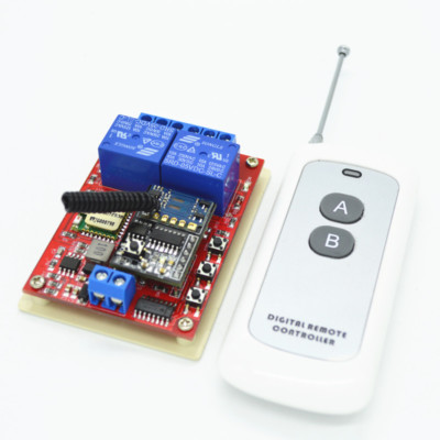 New 2CH Wifi Wireless Remote Control Switch RF 433MHz Receiver 12V 24V