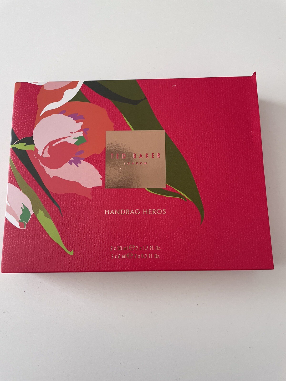 Ted Baker Handbag Heroes Beauty Gift Set Raspberry & Orange Blossom New
