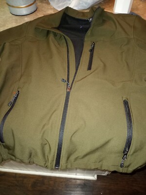 swiss tech jacket green