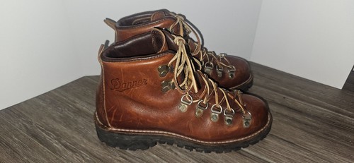 Botas de Senderismo de Montaña Danner 3052 Marrón De Colección Talla 5 M Hechas en EE. UU. - Imagen 4 de 9