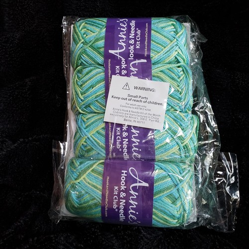 Annie's Pacific Place Settings Kit Placemats and Napkin Rings Knit or Crochet - Picture 7 of 10