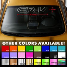 Windshield Banner Vinyl Long Lasting Decal Sticker 29x5 Honda Crv Cr-v Outline