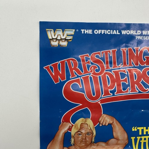LJN Greg "The Hammer" Valentine mit Poster Titan Sports WWF Wrestling Figur - Bild 13 von 22