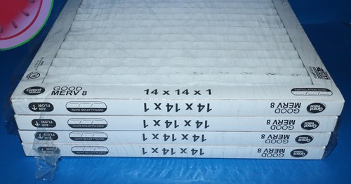 4-Pack Great Value 14x14x1 MERV 8 GOOD HVAC Air Conditioner Furnace Dust Filter - Picture 6 of 8