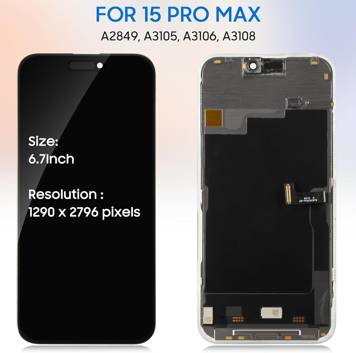 Apple iPhone 15 Pro Max 512GB，すべてのパーツが純正 iPhone - Apple iPhone 15 Pro Max 512GB，すべてのパーツが純正