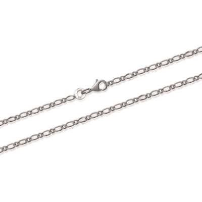Bracelet Maille Figaro En Argent Massif 925 - Sans Nickel, Pour Femme, Neuf Avec étiquettes