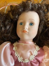 Vintage Dynasty Collection Rosalie Porcelain Doll 17" With Original Box