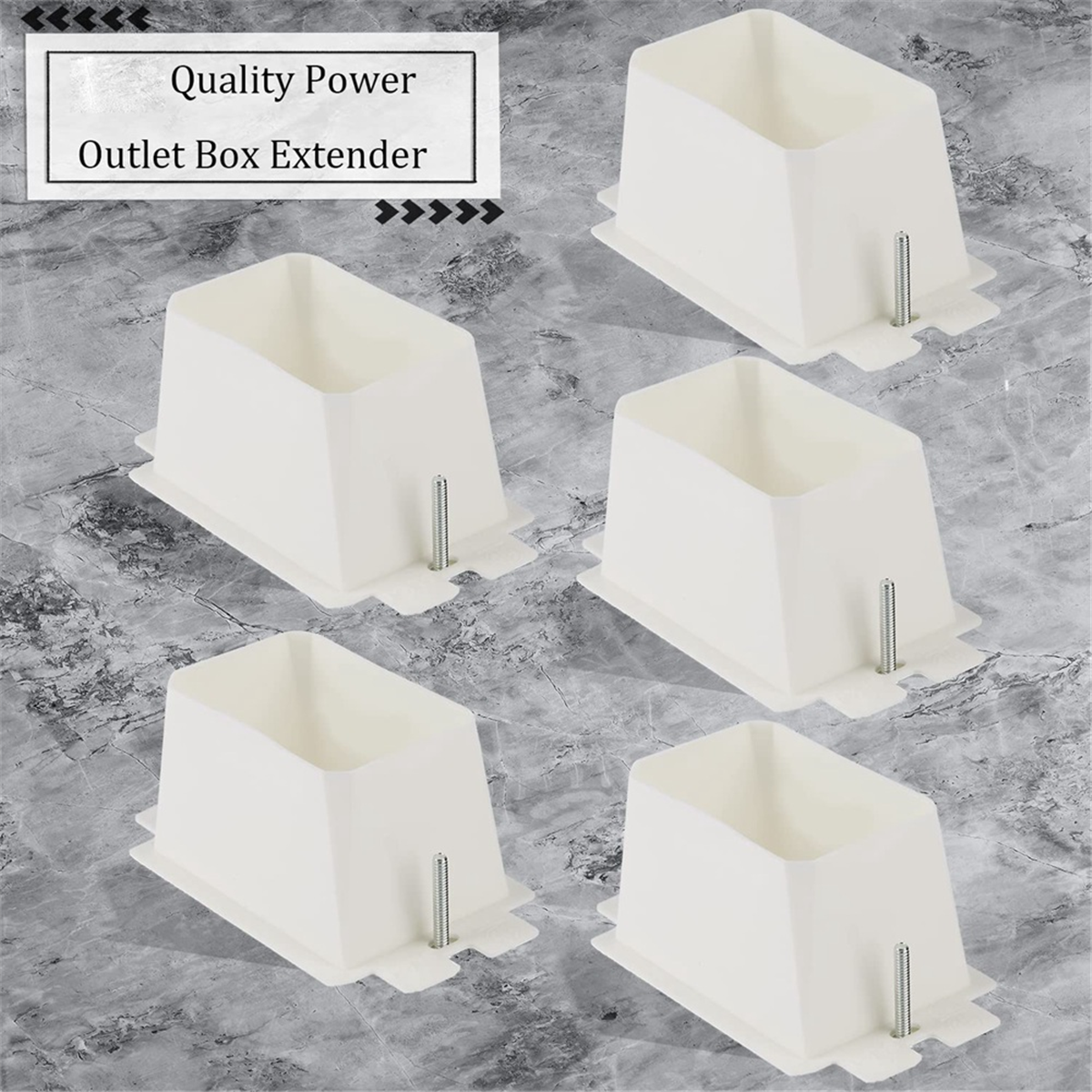 5PCS 2 Electrical Outlet Box Extenders with 10PCS Screws, 1Gang Box3660 eBay