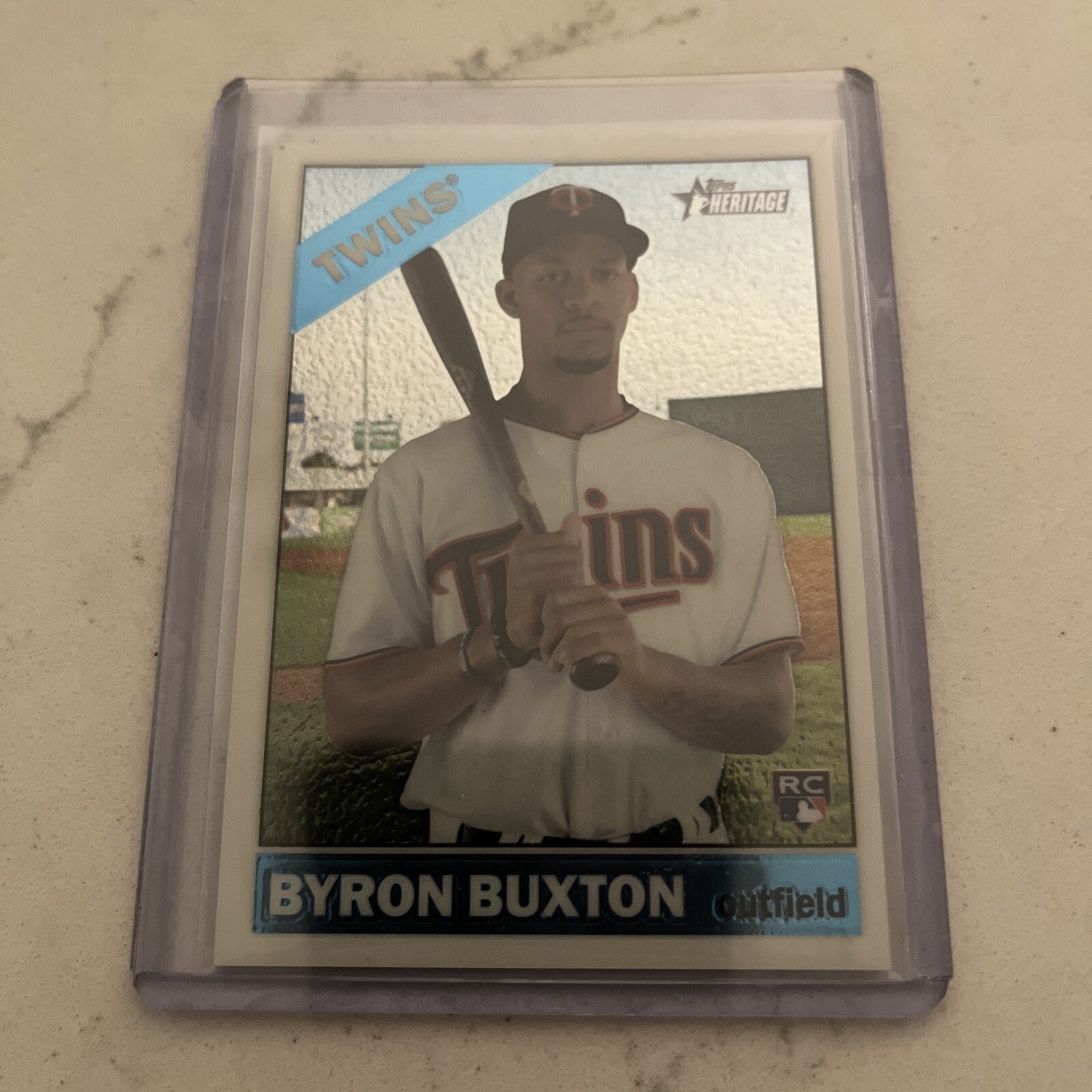 2015 Topps Heritage Chrome Byron Buxton-Minnesota Twins Card #THC724 SR#335/999