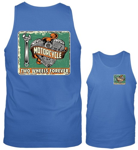 Camiseta sin mangas I Love motociclistas vintage clásica gráfica de motocicleta - Imagen 7 de 8