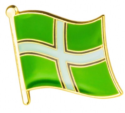 Devon County Pin Devon : County Flag Enamel Lapel Pin Badge (UK SELLER - FREE UK POST ...