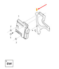 Supporto centralina sistema alimentazione carburante VOLVO XC40 32253223 NUOVO ORIGINALE