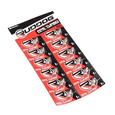 RUDDOG RP6 Turbo Glow Plug (Medium | Onroad) 12pc / RP-0665