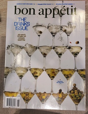 Bon Appétit Magazine June/July 2025  ''The Drinks Issue''/Best New Bars. NO LABELS