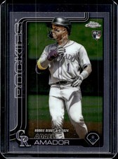 2025 Topps Chrome Update Adael Amador RC Rookie #USC143 Rockies