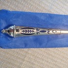 Vintage Silver Plate Salad Serving Set With Cobalt Blue Insert — photo 8
