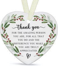 Thank You Ornament 2025,Thank You Gifts for Women,Teacher Appreciation Gifts for