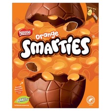 Smarties Orange Flavoured Milk Chocolate Large Egg 188g