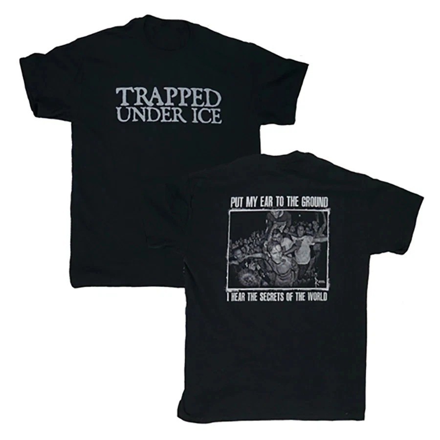 VTG Trapped Under Ice band 2 sides black T-shirt Unisex All sizes