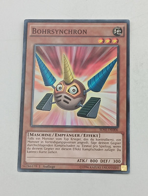 Yu-Gi-Oh Einzelkarte Bohrsynchron bespielt
