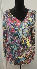 Simply Vera Wang Watercolor Soft Thin Long Sleeve Tunic
