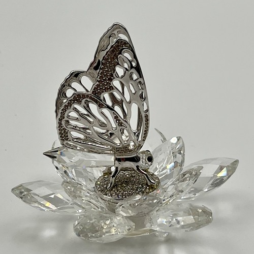 Figura Mariposa Swarovski Mariposa Cristal 1985-1988 En Plata 91 - Imagen 3 de 6