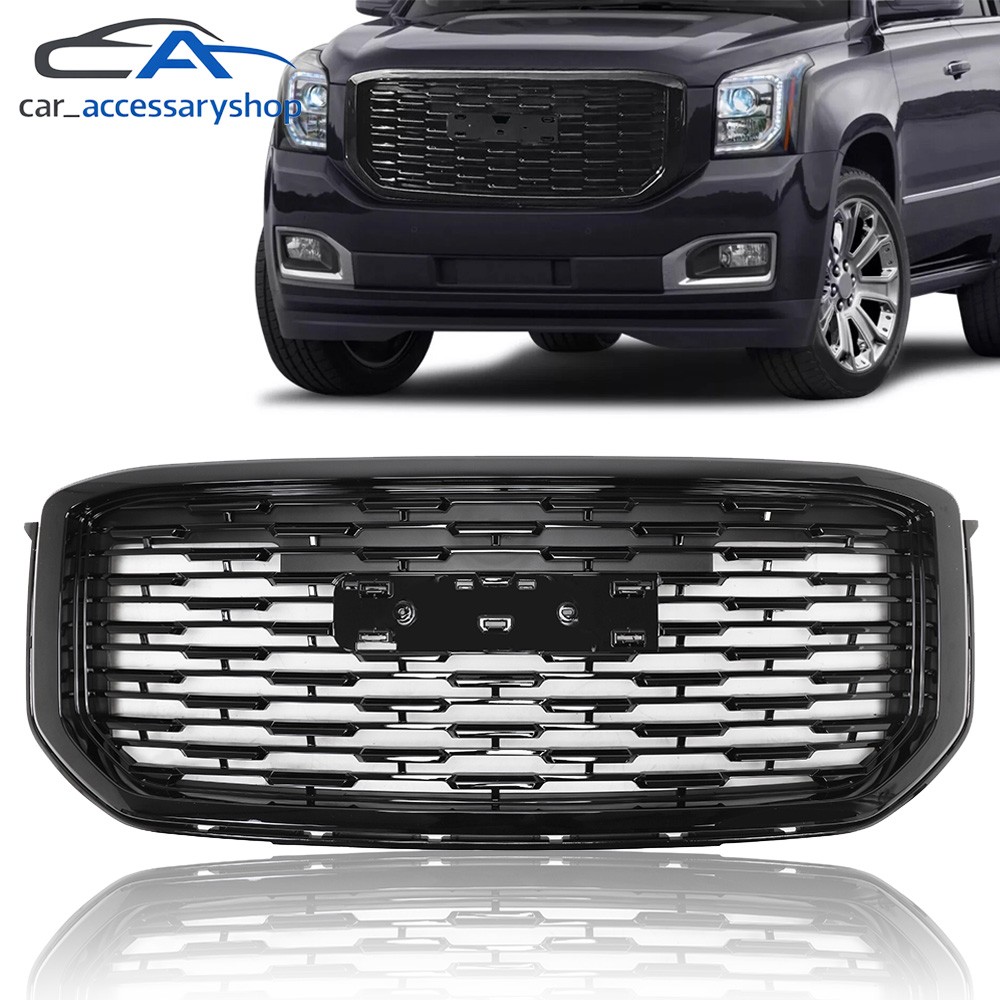 For 2015-2020 GMC Yukon XL Front Upper Bumper Grille Grill 84119634 22936421