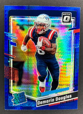 2023 Panini Donruss Optic Rated Rookie Demario Douglas Blue Hyper No. 300