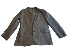 J.Crew Ludlow Blazer Mens 44R Blue Gray Cotton Linen Somelos Coat