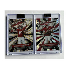 Wild Card Fernando Mendoza - 2 Card Lot - Legend & Improbable Record 3/4 & 4/4