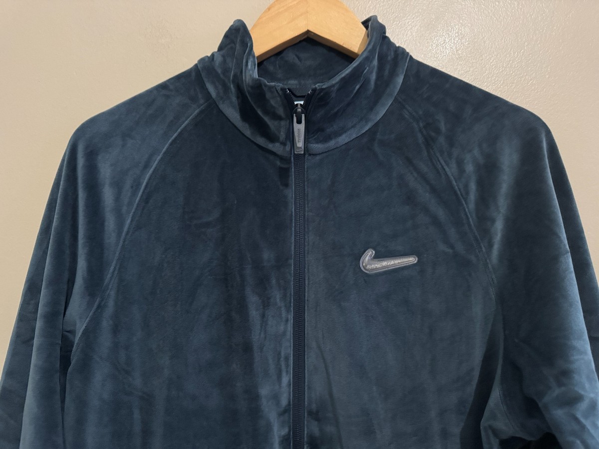 Nike x NOCTA Swarovski Velour Track Jacket Armory Navy DV3734-454