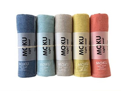 59073-90 Contex Moku Gesichtstuch 5907390 5er Set A. Blue Aqua Almond Lemon
