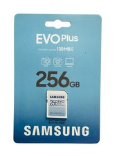 Samsung EVO Plus 256GB SDXC UHS I Memory Card V30 4K UHD U3 Speed up to 130MB/s
