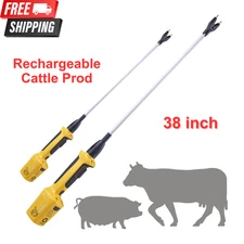 Rechargeable Livestock Prod for Cows Electric Cattle Dog with 28″ Flexible Shaft