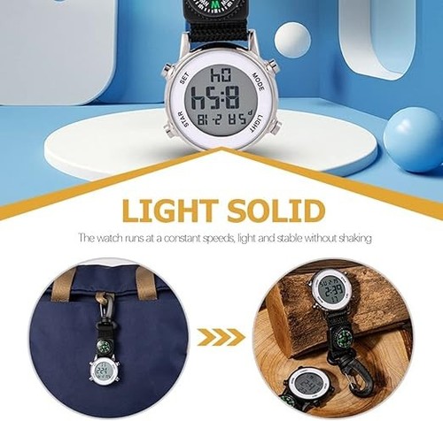 Gatuida Digital Pocket Watch Multi Function Wall Watch Digital Watch E Clips - Picture 5 of 6