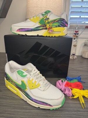 Size 11.5 Nike Air Max 90 University Of Oregon x Grateful Dead IM2511 100 NEW