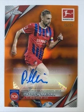 PATRICK MAINKA 2024-25 Topps Chrome Bundesliga Auto ORANGE Refractor /25 *ke