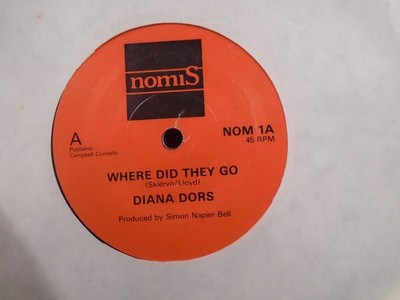 DIANA DORS '' WHERE DID THEY GO '' UK NOMIS EX+ COND.