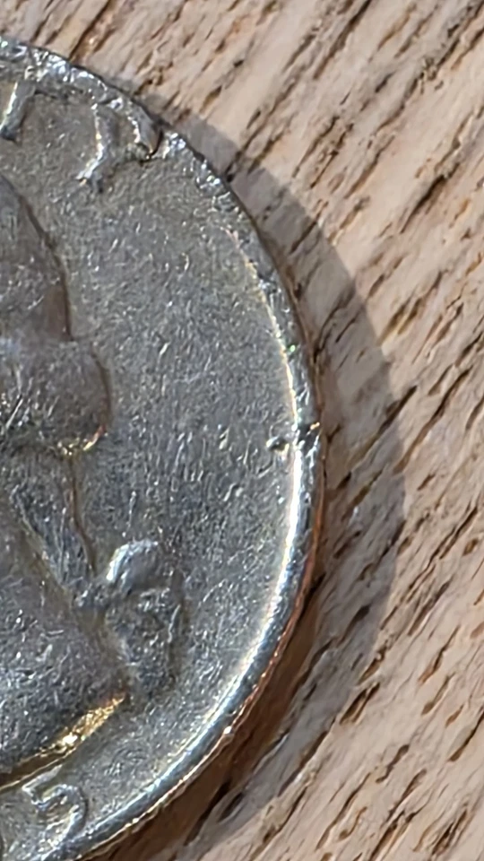 1965 Super Rare Error Quarter Struck Through On Top Of In God We Trust. - Image 4 of 4